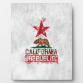Flaggenbär der Republik Kalifornien im Stil der Ma Fotoplatte (Vorderseite)