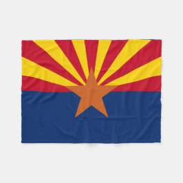 Flaggenbild des Staates Arizona Fleecedecke
