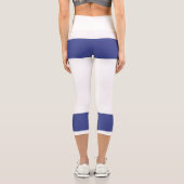 Flaggenemblem Israel Capri Leggings (Rückseite)