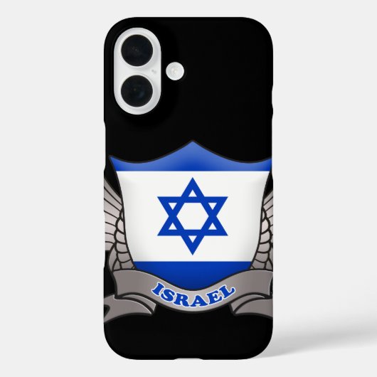 Flaggenemblem Israel Case-Mate iPhone Hülle (Rückseite)