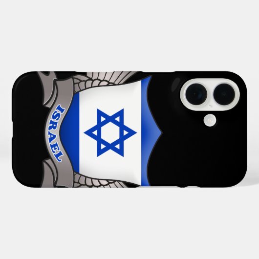 Flaggenemblem Israel Case-Mate iPhone Hülle (Rückseite (Horizontal))