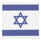 Flaggenemblem Israel Würfel (Vorderseite)