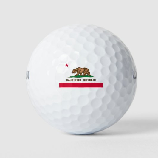 Flaggenentwurf des kalifornischen Staates Golfball (Vorderseite)