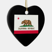 Flaggenentwurf des kalifornischen Staates Keramikornament (Rechts)