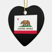 Flaggenentwurf des kalifornischen Staates Keramikornament (Links)