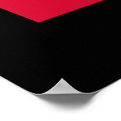 Flaggenentwurf des kalifornischen Staates Poster (Ecke)