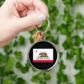 Flaggenentwurf des kalifornischen Staates Schlüsselanhänger (Hand)