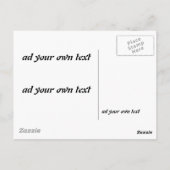 Flaggenentwurf Postkarte (Rückseite)