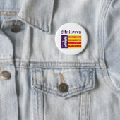 Flaggenentwürfe Mallorca Italien Button (Beispiel)