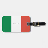 FLAGGENFARBEN ITALIEN GEPÄCKANHÄNGER (Vorderseite horizontal)