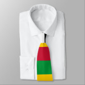 Flaggenfarben von St. Kitts Krawatte (Gebunden)