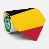 Flaggenfarben von St. Kitts Krawatte (Gerollt)