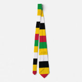Flaggenfarben von St. Kitts Krawatte (Rückseite)