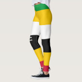 Flaggenfarben von St. Kitts Leggings (Links)