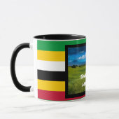 Flaggenfarben von St. Kitts Tasse (Links)