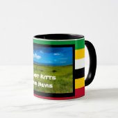 Flaggenfarben von St. Kitts Tasse (VorderseiteRechts)
