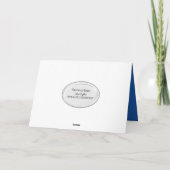 Flaggenfischerei für Vater Feiertagskarte (Rückseite)