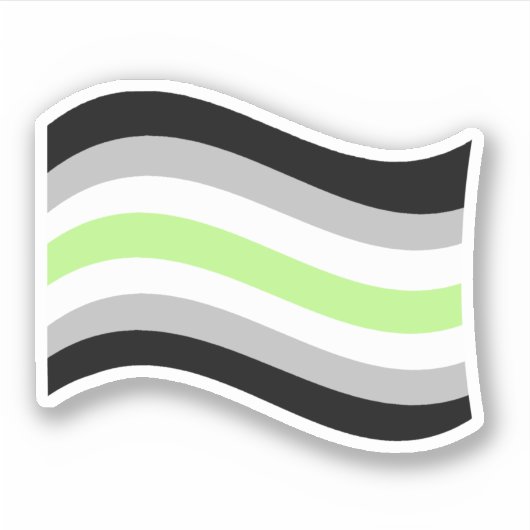 Flaggenflagge der Agende Aufkleber (Vorderseite)