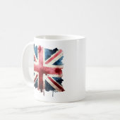 Flaggenflagge der Wasserfarbenunion Kaffeetasse (Vorderseite Links)