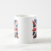 Flaggenflagge der Wasserfarbenunion Kaffeetasse (Mittel)