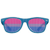Flaggenflagge für Bisexualität Party Shades Partybrille (Vorderseite)