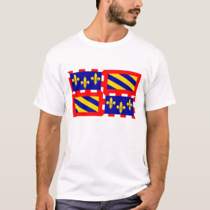 Flaggenfrankreich-Land französischer Region des T-Shirt