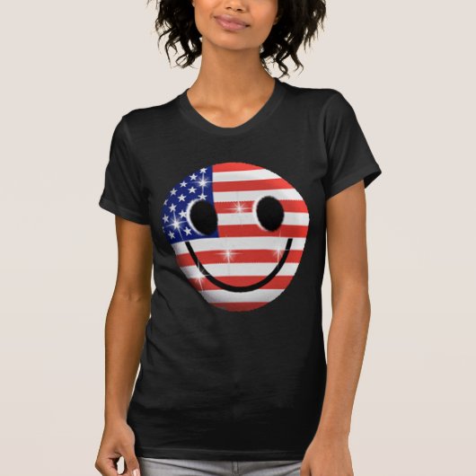 Flaggengesicht T-Shirt (Vorderseite)