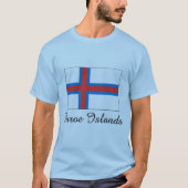 Flaggengestaltung der Färöer T-Shirt (Vorderseite)