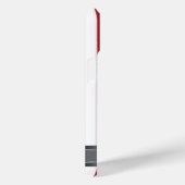 Flaggengrunge und Metallienname-Label der USA Case-Mate iPhone Hülle (Rückseite / Rechts)