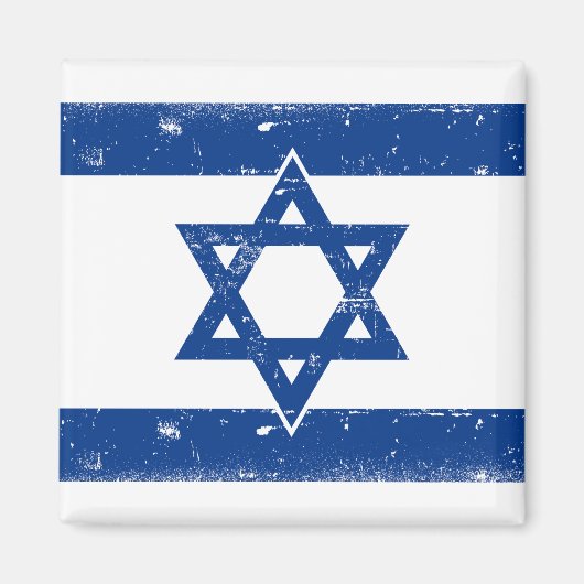 Flaggengrungge Israel Magnet (Vorne)