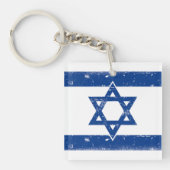 Flaggengrungge Israel Schlüsselanhänger (Vorderseite)