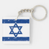 Flaggengrungge Israel Schlüsselanhänger (Rückseite)