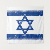 Flaggengrungge Israel Wandteppich (Vorderseite)