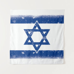 Flaggengrungge Israel Wandteppich