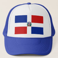 Flaggenhahn der Dominikanischen Republik