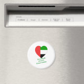 Flaggenherz der Vereinigten Arabischen Emirate Magnet (In Situ (Geschirrspüler))