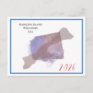 Flaggeninsel - 2026 Postkarte