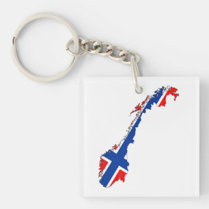 Flaggenkarte des Landes Schlüsselanhänger