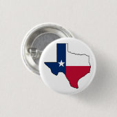 Flaggenkarte des Staates Texas Button (Vorne & Hinten)