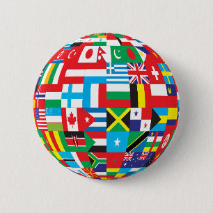 Flaggenknopf Button