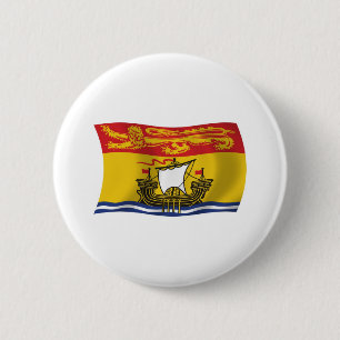 Flaggenknopf von New Brunswick Button