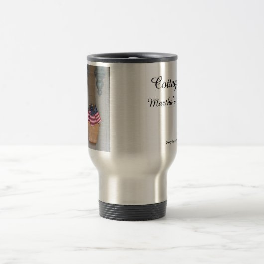 Flaggenkörbe - Martha's Vineyard Reisebecher (Mittel)