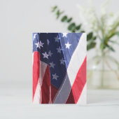 Flaggenkunst Postkarte (Stehend Vorderseite)