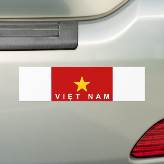 Flaggenland-Textname Vietnams Vietnam Autoaufkleber (Auf Auto)