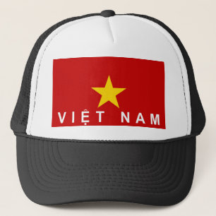 Flaggenland-Textname Vietnams Vietnam Truckerkappe
