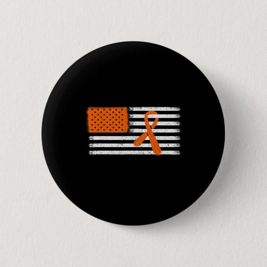 Flaggenleukämie und Multipler Sklerose Button (Vorderseite)