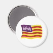 Flaggenmagnet der Balearen Magnet (Vorderseite/Rückseite)