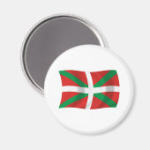 Flaggenmagnet der baskischen Bevölkerung Magnet (Vorderseite/Rückseite)
