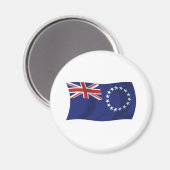 Flaggenmagnet der Cookinseln Magnet (Vorderseite/Rückseite)