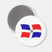 Flaggenmagnet der Dominikanischen Republik Magnet (Vorderseite/Rückseite)